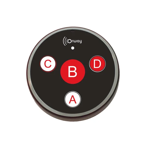 OB4X4 Dört Adresli Kablosuz Çağrı Butonu